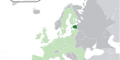 에스토니아에서 유럽의 지도